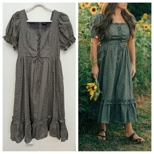 Dahl Anya Dress in Charcoal Floral